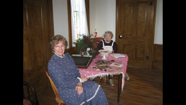 Docents Sally Welborn & Carolyn Reed