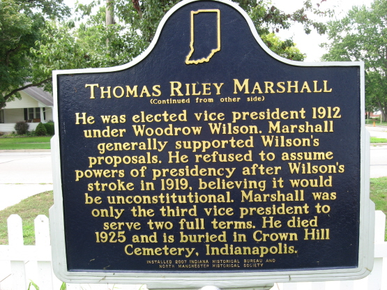 Marshall House Historical Marker, Side Two