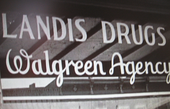 Landis Drugs, Walgreen Agency, 1938, North Manchester