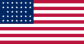 U.S. Flag, 1859-1861, 33 Stars