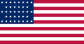 U.S. Flag, 1865-1867, 36 Stars