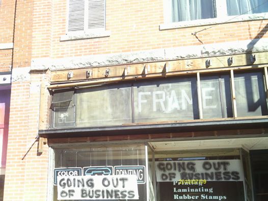 Original FRAME HARDWARE Sign