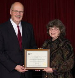 NMHS President Receives IHS Award, December 2013